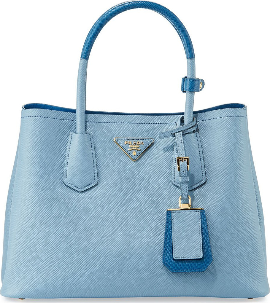 Prada Saffiano Cuir Double Medium Tote Bag