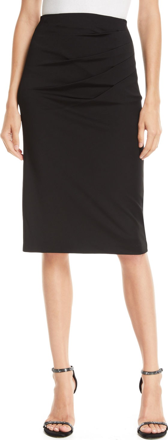 Alice + Olivia Lavana Pleated Pencil Skirt