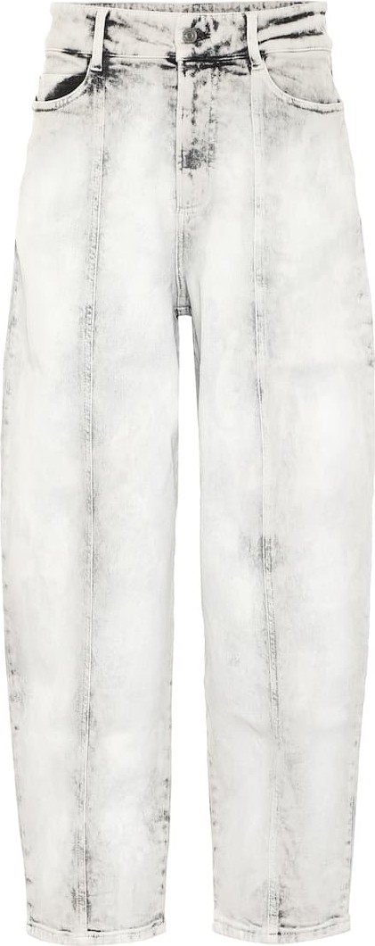 Stella McCartney Wide-leg stretch-denim jeans