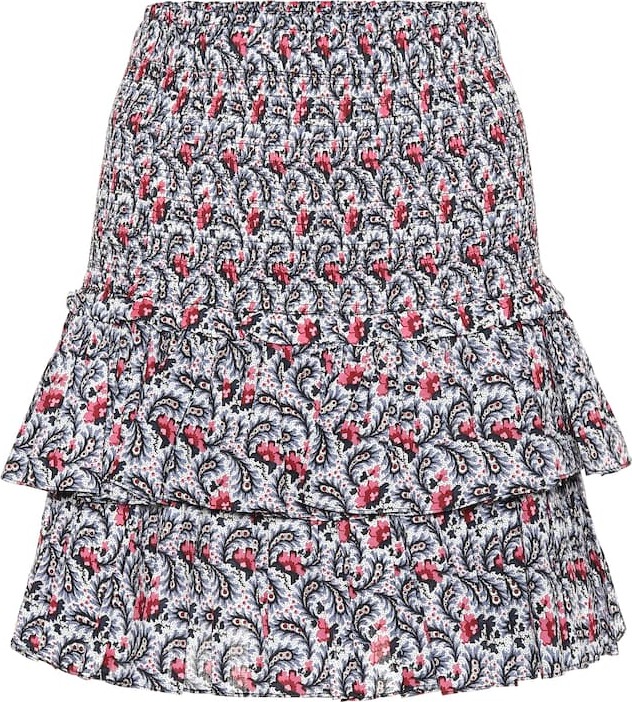 Isabel Marant Etoile Naomi printed cotton miniskirt