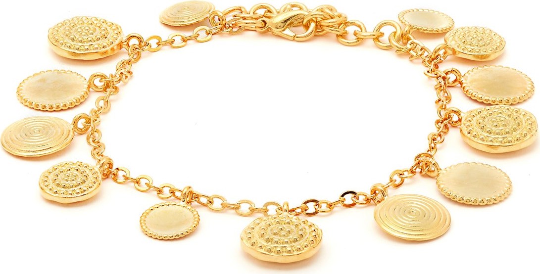 Joelle Kharrat Charm gold-plated ankle bracelet