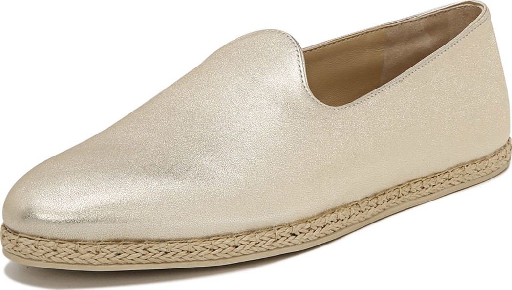 Vince Malia-2 Metallic Leather Flat Espadrille Sneakers