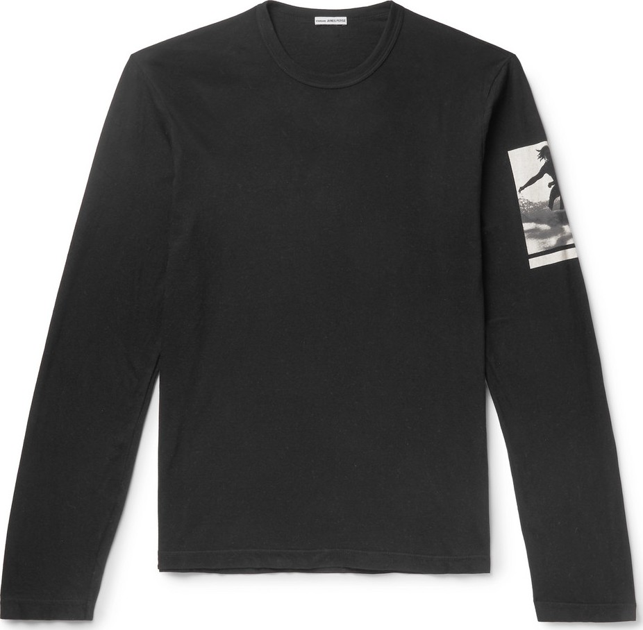 James Perse Printed Combed Cotton-Jersey T-Shirt