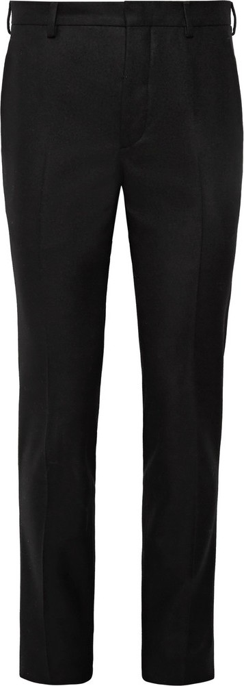 Prada Black Slim-Fit Wool-Flannel Suit Trousers
