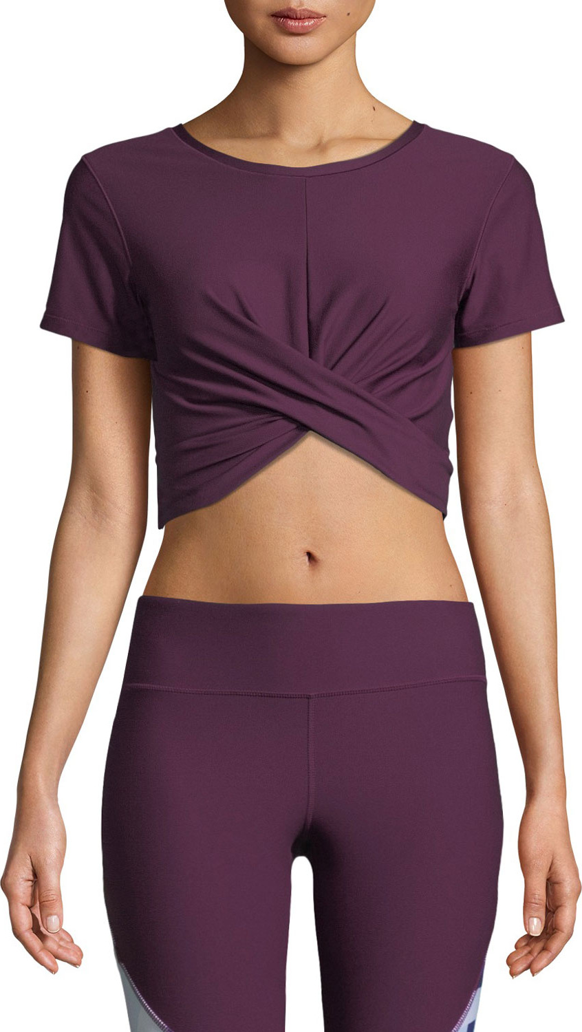 Under Armour Vanish BreatheLux Cross-Front Performance Crop Top