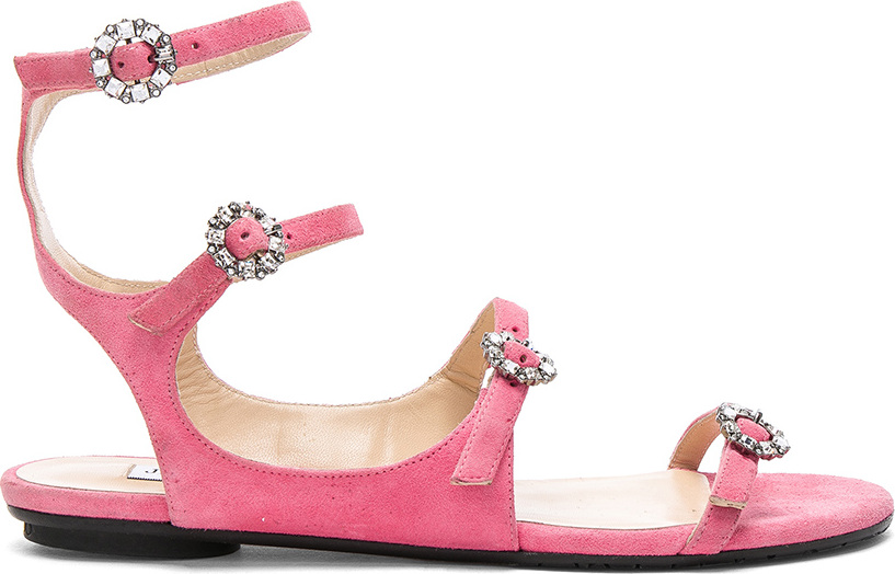 Jimmy Choo Naia Suede Sandals