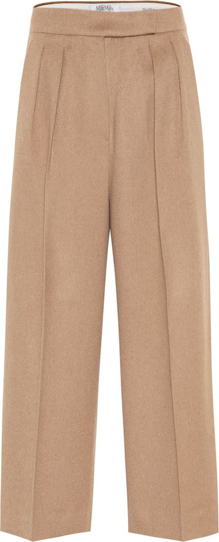 Max Mara Peplo high-rise wide-leg wool pants