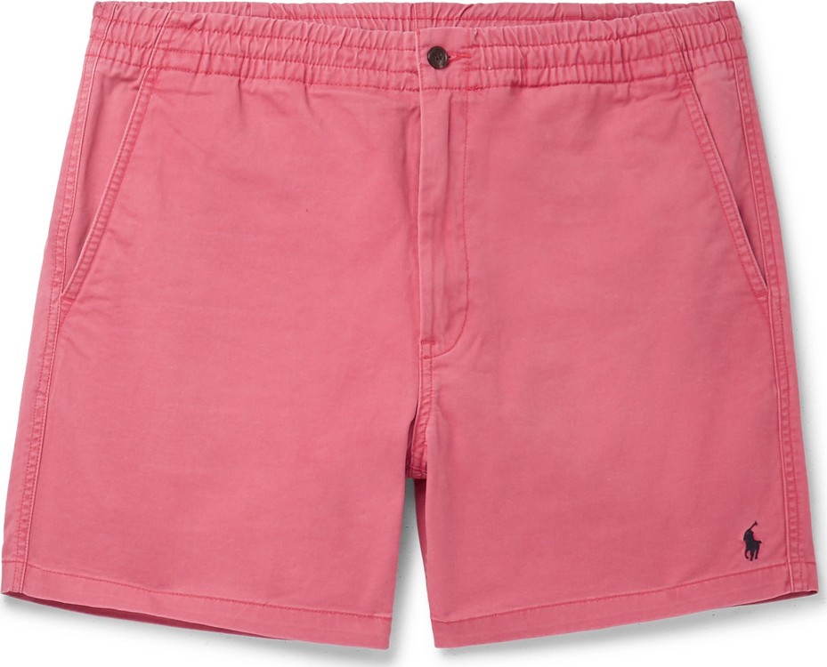 Polo Ralph Lauren Washed Cotton-Blend Twill Shorts