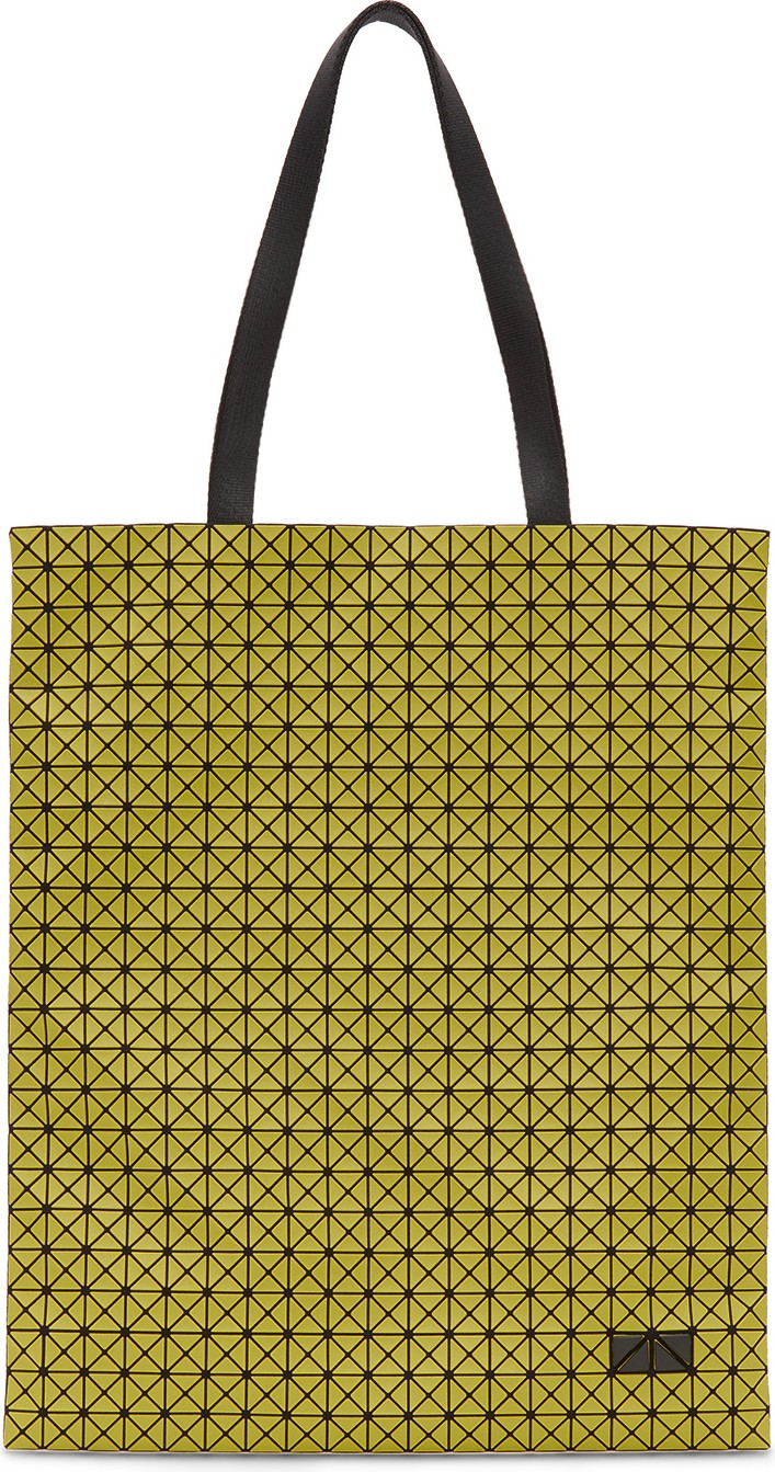 Bao Bao Issey Miyake Green Crispy Tote