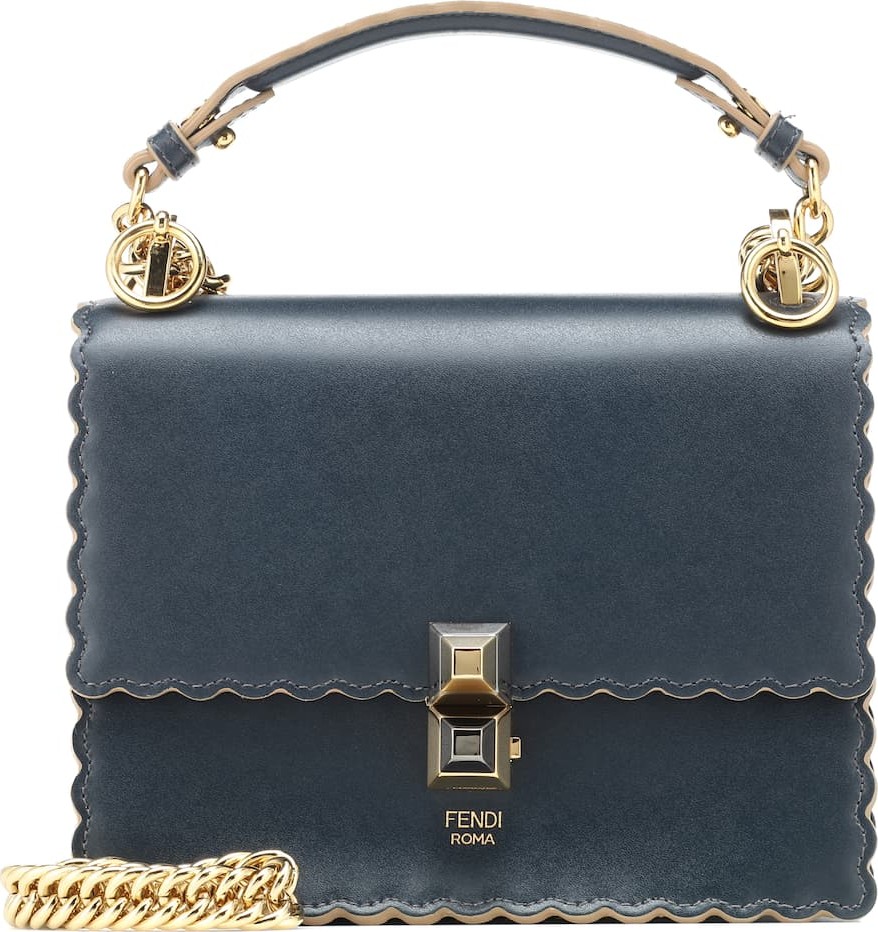 Fendi Kan I Small leather shoulder bag