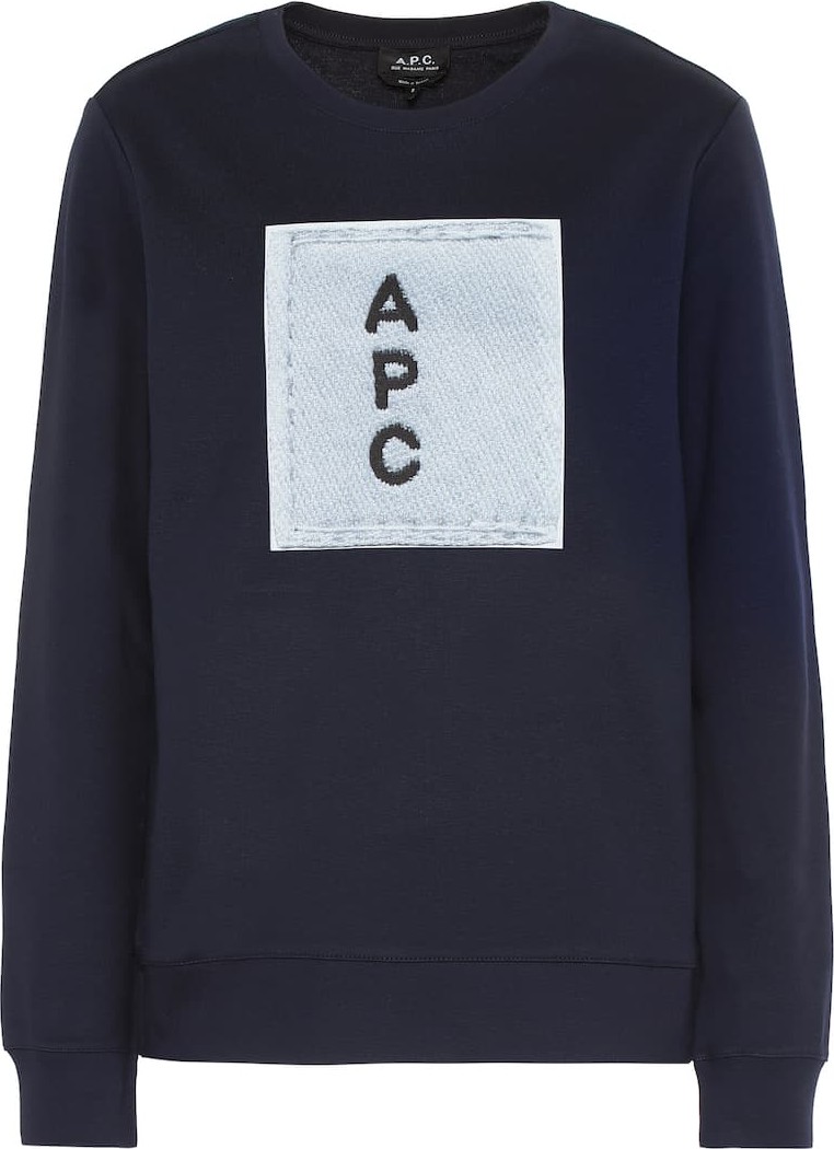 A.P.C. Logo cotton sweatshirt