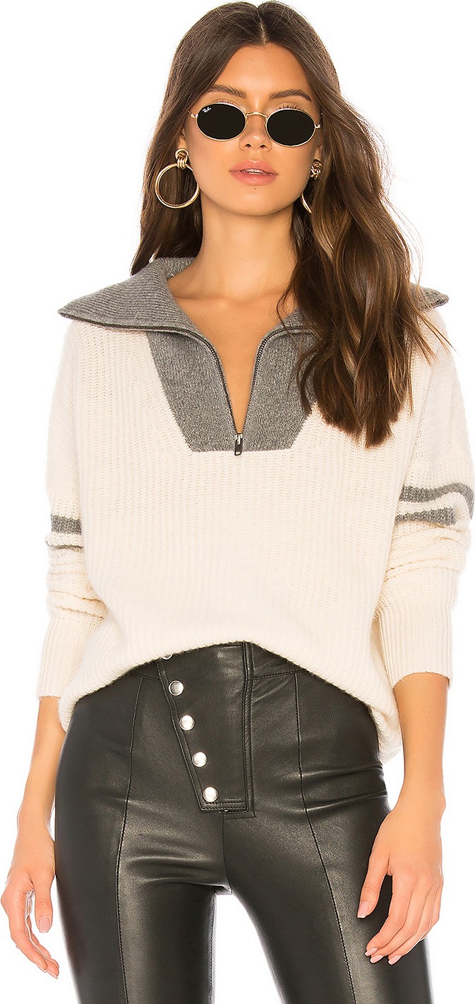 360 Cashmere Nichola Half Zip Sweater