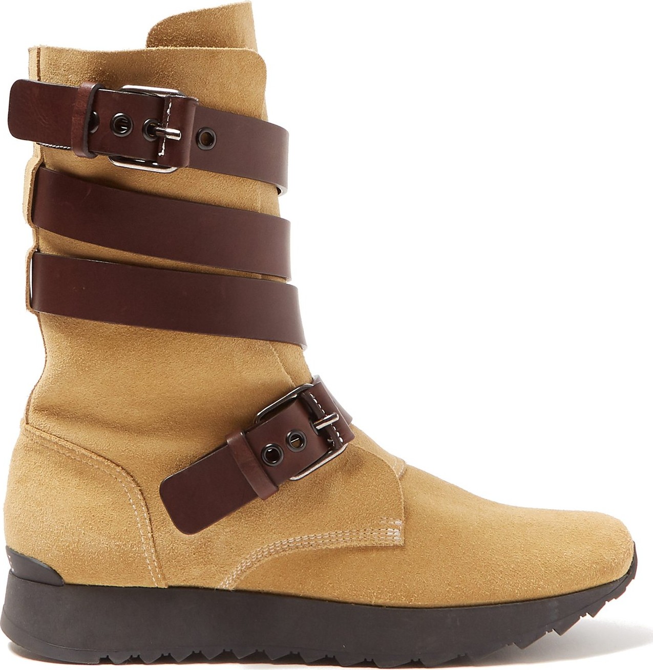 LOEWE Strappy suede boots