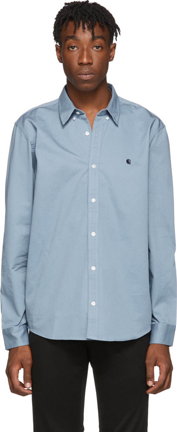 Carhartt Work In Progress Blue Madison Shirt