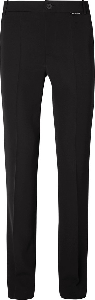 Balenciaga Black Twill Suit Trousers