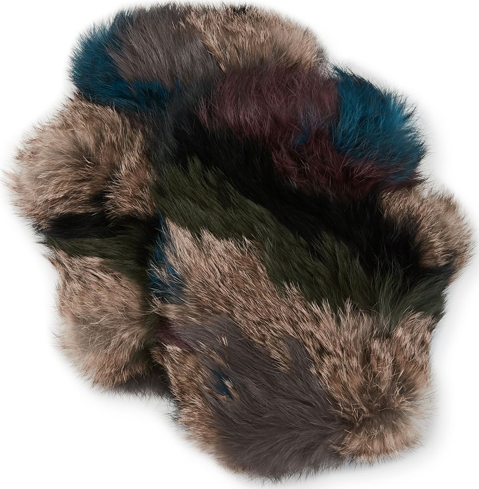 Jocelyn Fingerless Fur Mittens