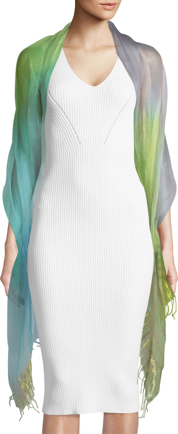 Bindya Subtle Fusion Organza Silk Stole