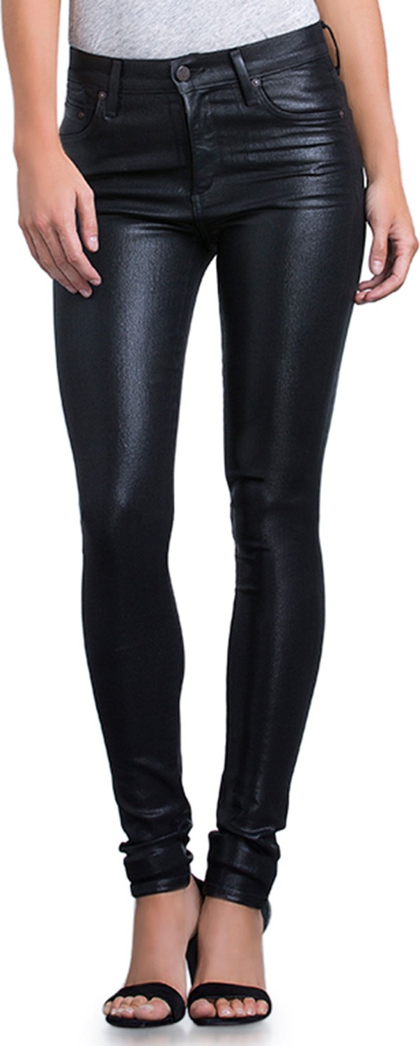 Citizens Of Humanity Rocket High-Rise Coated Skinny Jeans