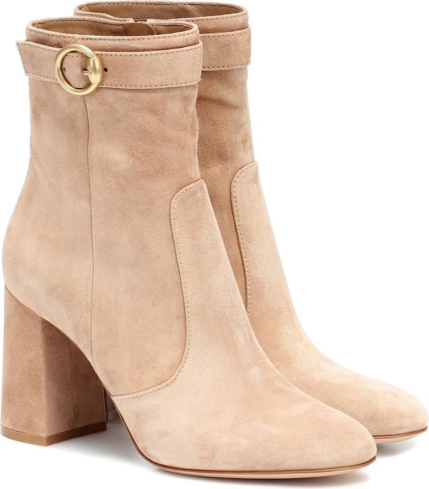 Gianvito Rossi Suede ankle boots