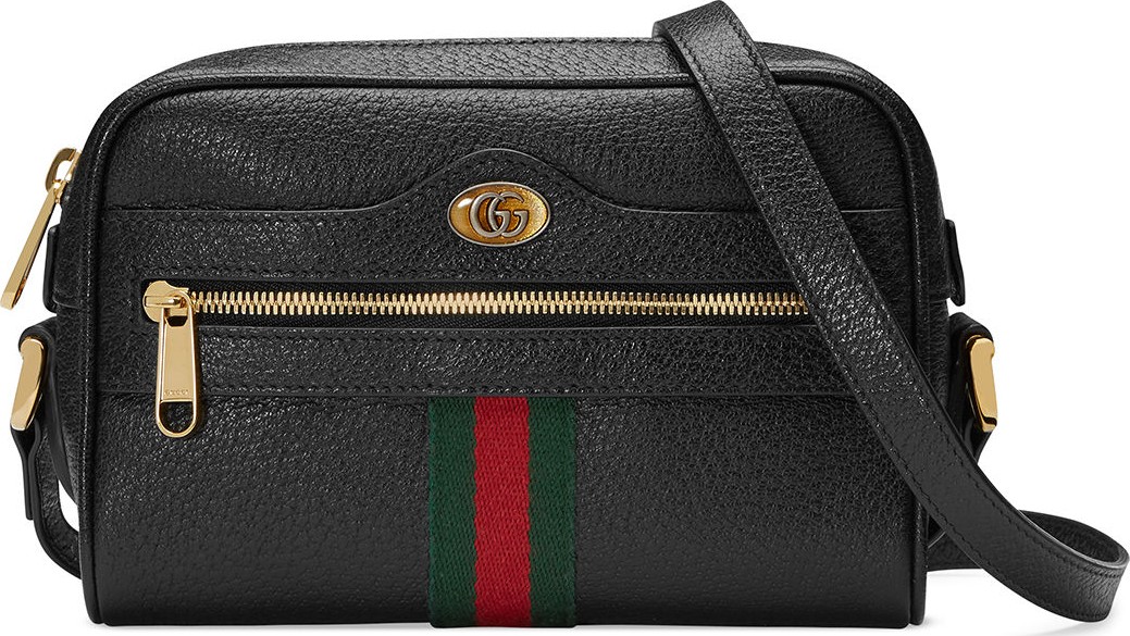 Gucci Ophidia Mini Leather Crossbody Bag