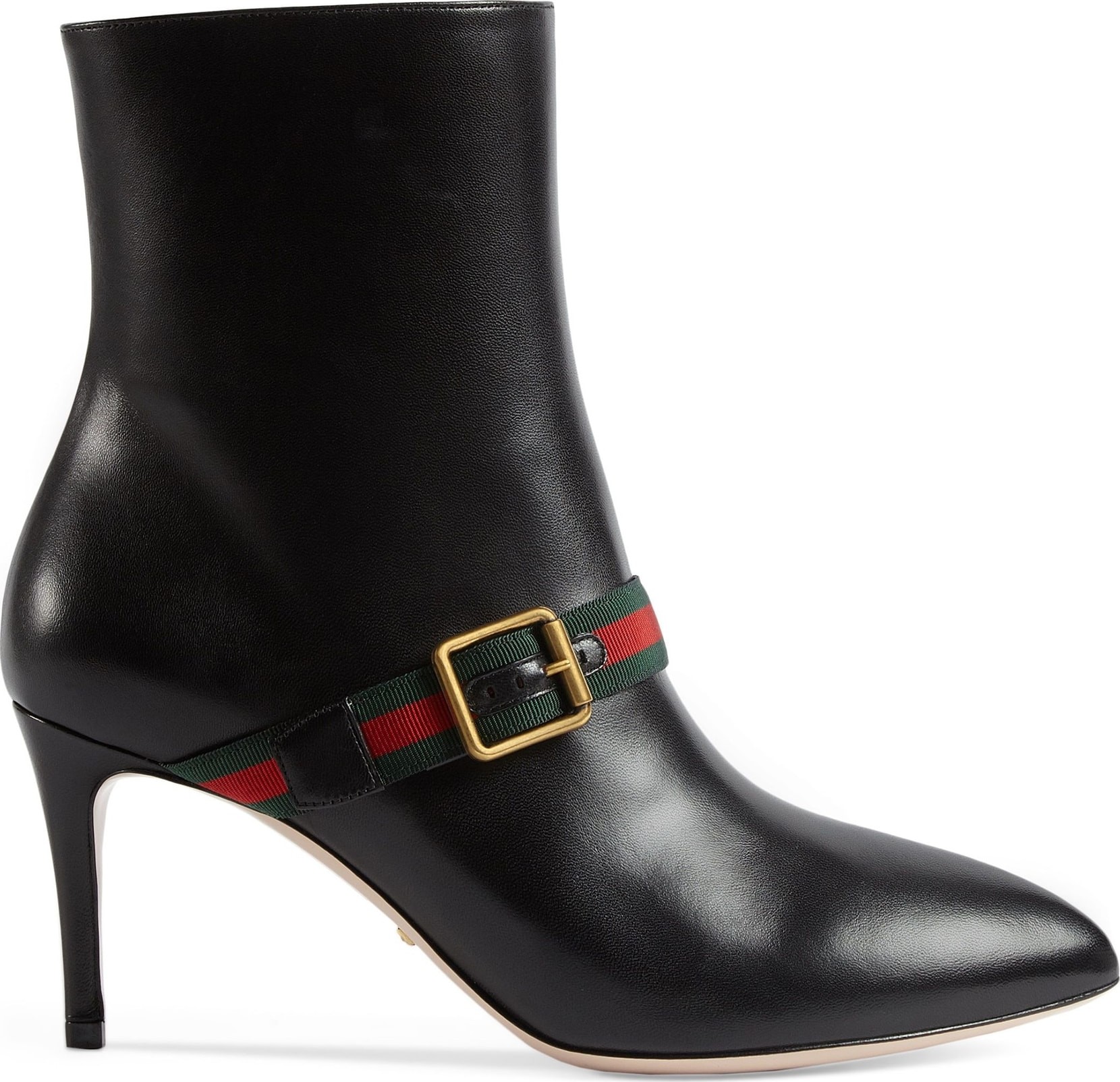 Gucci Sylvie Strap Ankle Boot