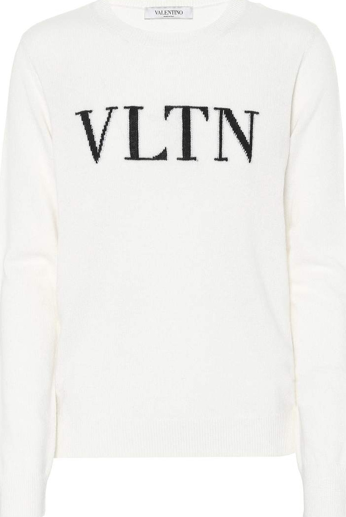 Valentino Cashmere and wool-blend sweater