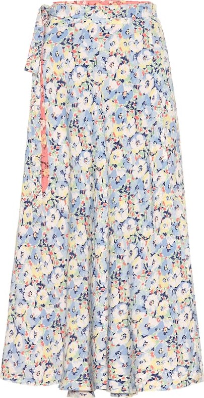 Polo Ralph Lauren Reversible floral midi skirt