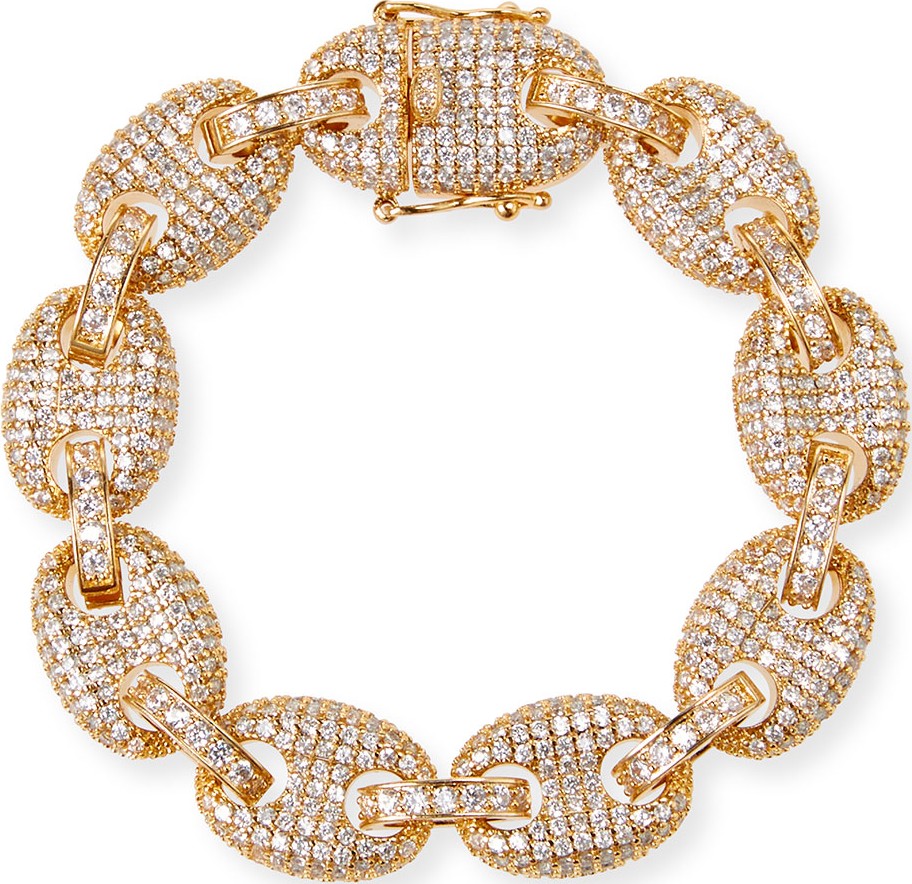 Fallon Toscano Pave-Link Bracelet