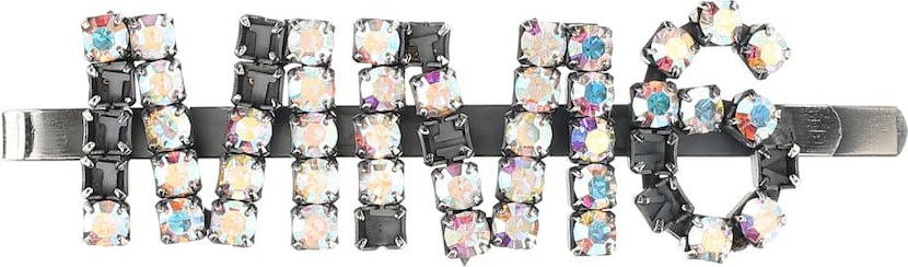MM6 Maison Margiela Crystal-embellished hair clip