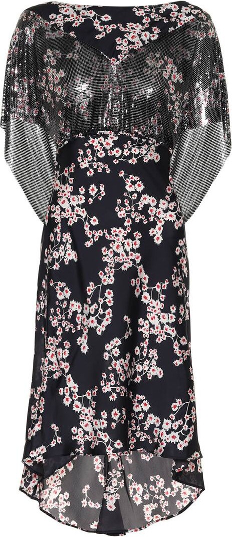 Paco Rabanne Embellished floral dress