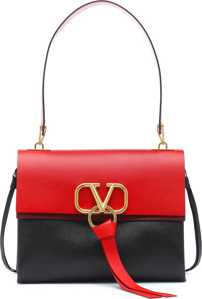Valentino Valentino Garavani VRING Medium leather shoulder bag