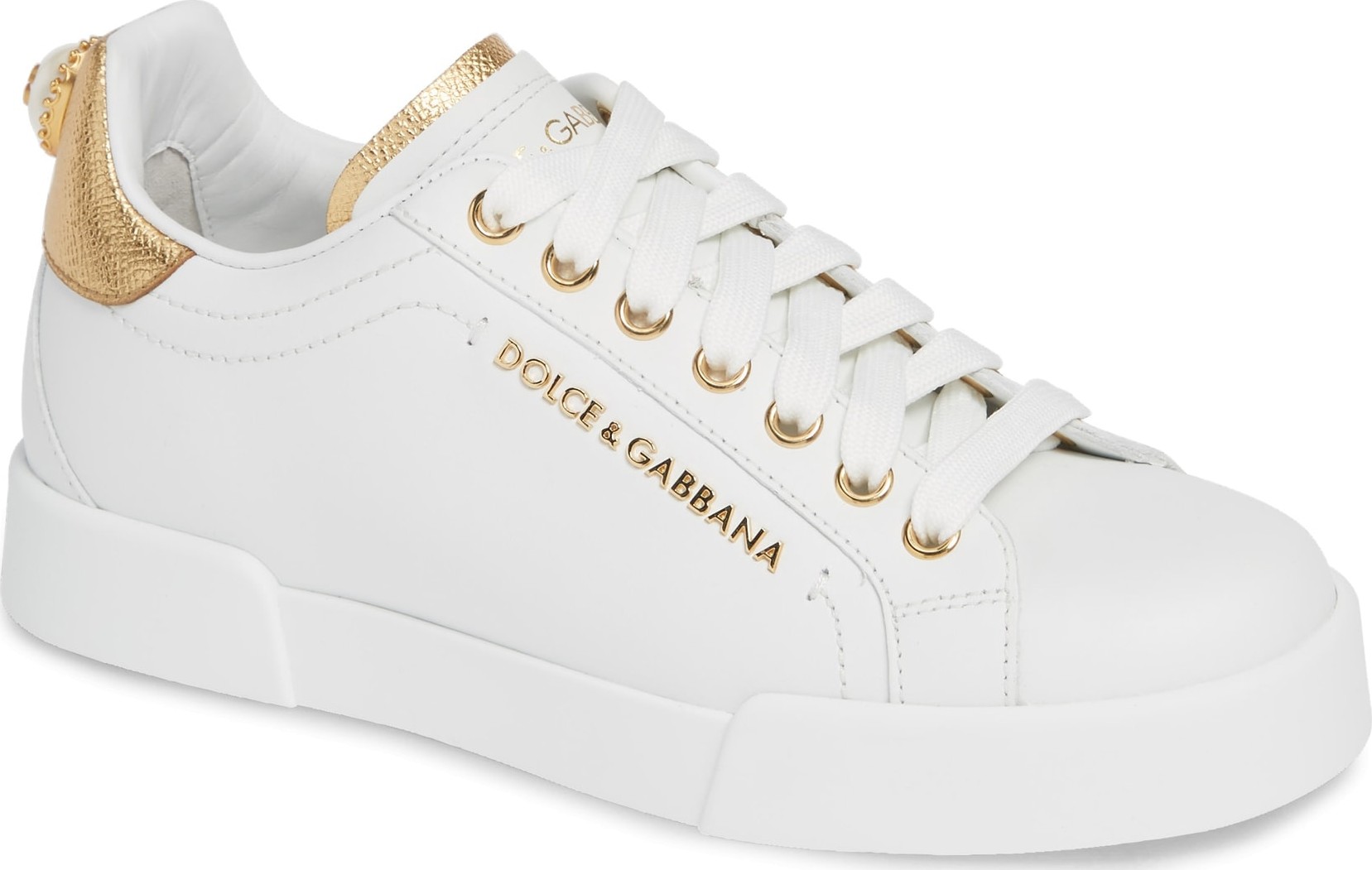 Dolce & Gabbana Portofino Embellished Sneaker