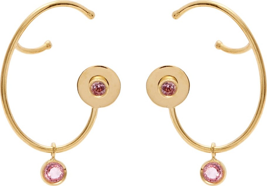 Ana Khouri Lily sapphire & 18kt gold earrings