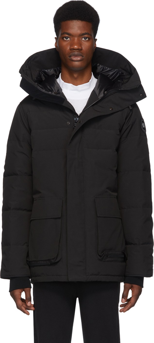 Canada Goose Black Down Wedgemount Parka
