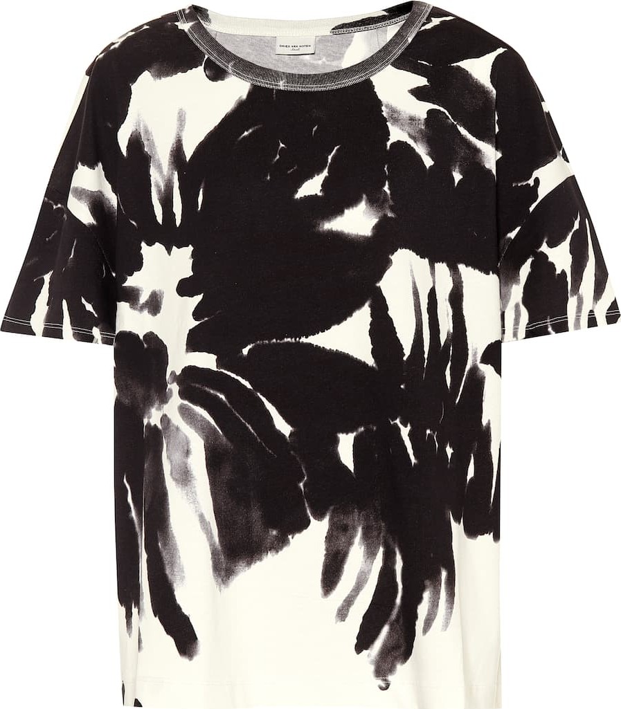 Dries Van Noten Printed cotton T-shirt