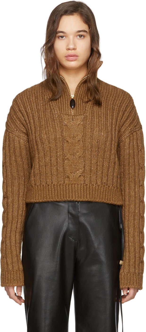 Nanushka Brown Eria Sweater