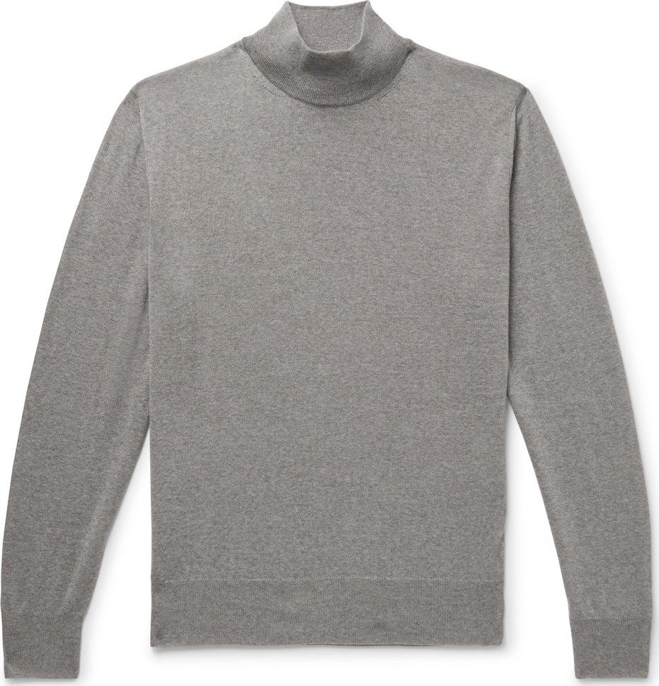 Canali Slim-Fit Merino Wool Rollneck Sweater