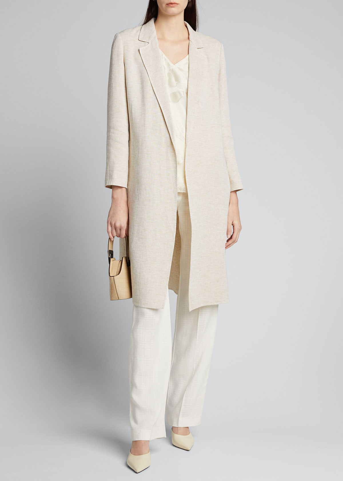 Lafayette 148 New York Nicholas Linen Dune Cloth Jacket