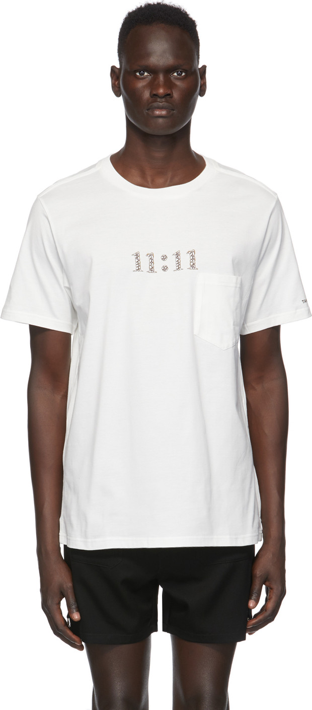 Takahiromiyashita The Soloist - White '11:11' T-Shirt