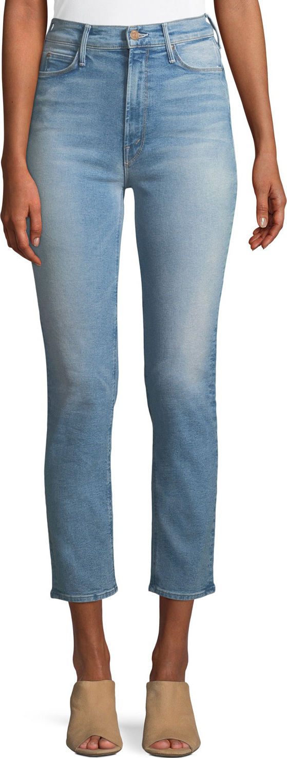 MOTHER Dazzler Straight-Leg Ankle-Length Jeans