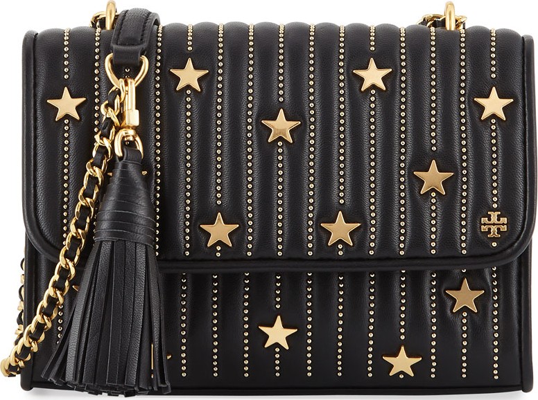 Tory Burch Fleming Small Convertible Star-Stud Bag