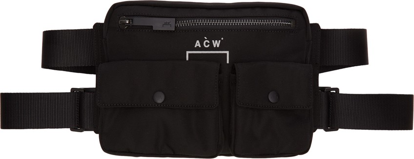 A-Cold-Wall* Black Abdomen Bag