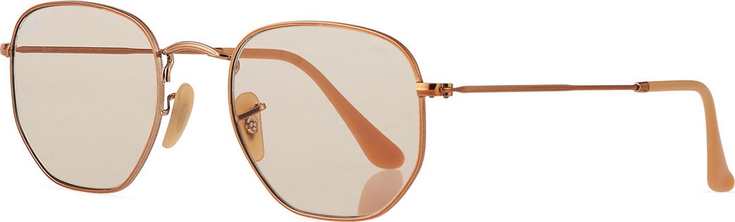 Ray Ban Square Steel Monochromatic Sunglasses