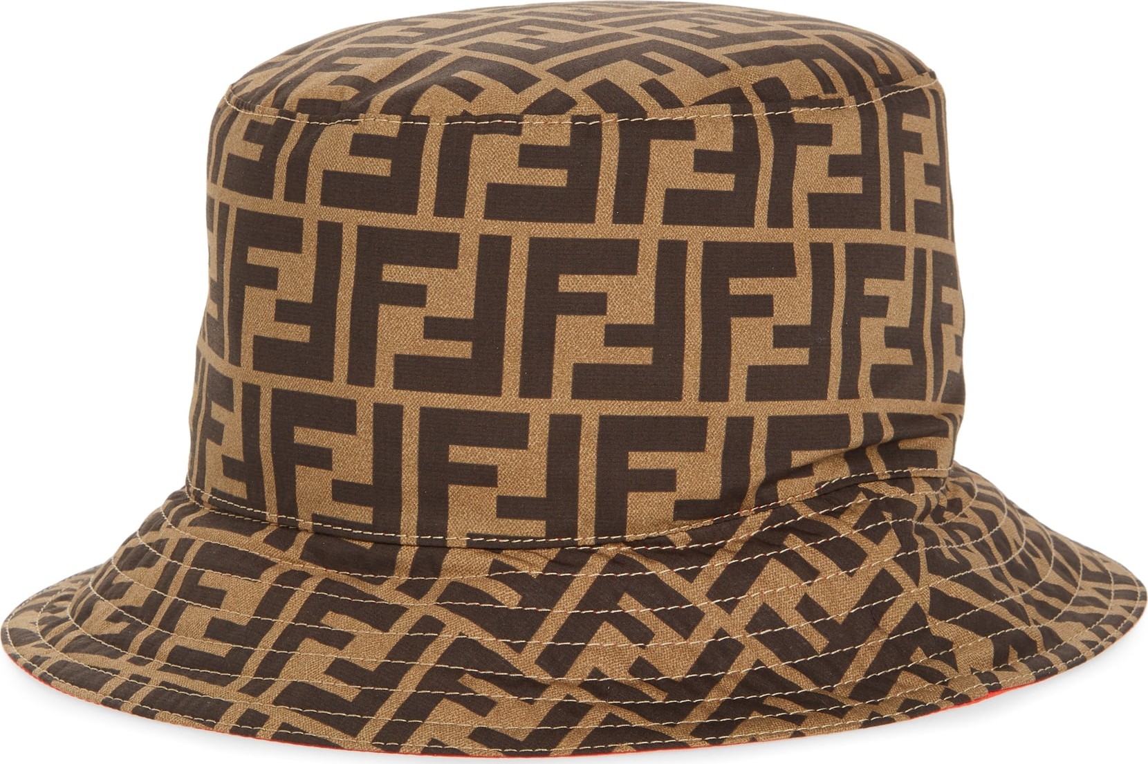 Fendi Double F Logo Bucket Hat