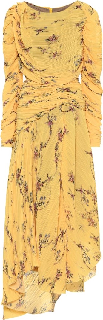 Preen Sandra pleated georgette dress