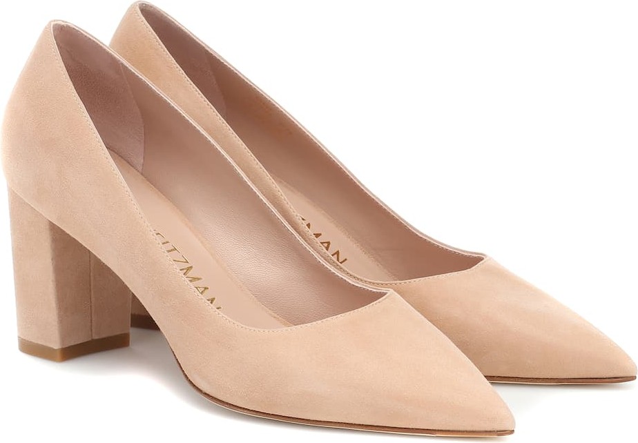 Stuart Weitzman Laney 70 suede pumps