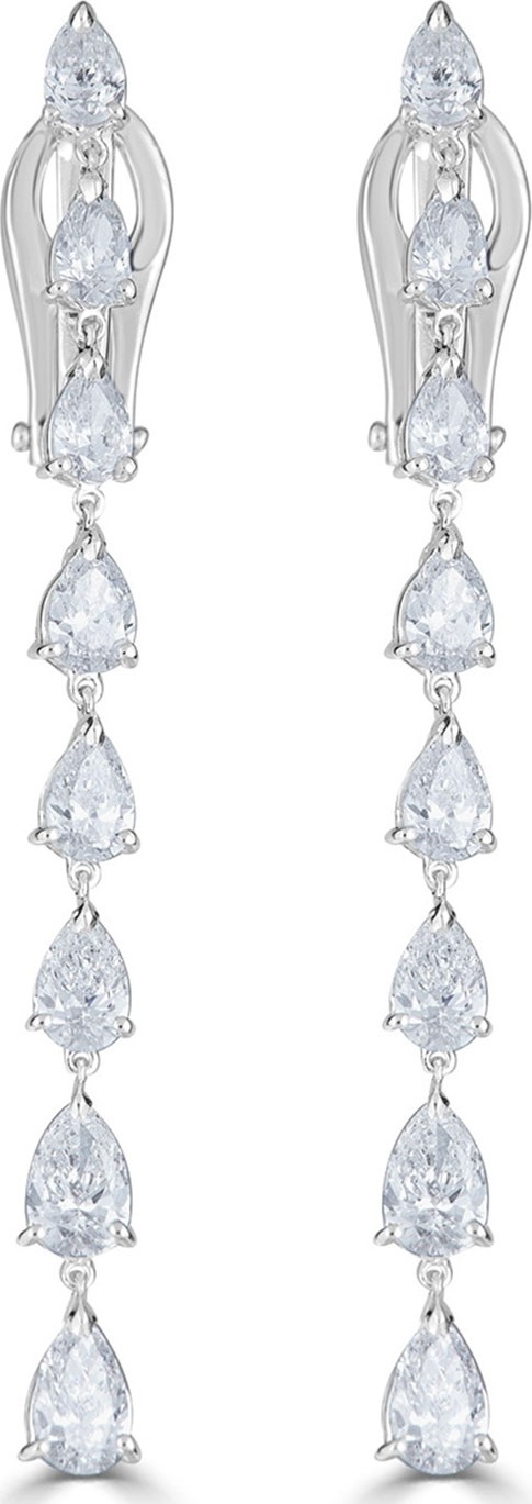 ZYDO 18k Luminal Diamond Dangle Earrings, 3.34tcw