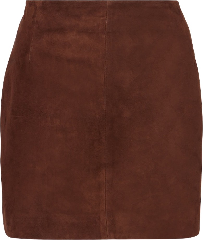Nour Hammour - Remi suede miniskirt