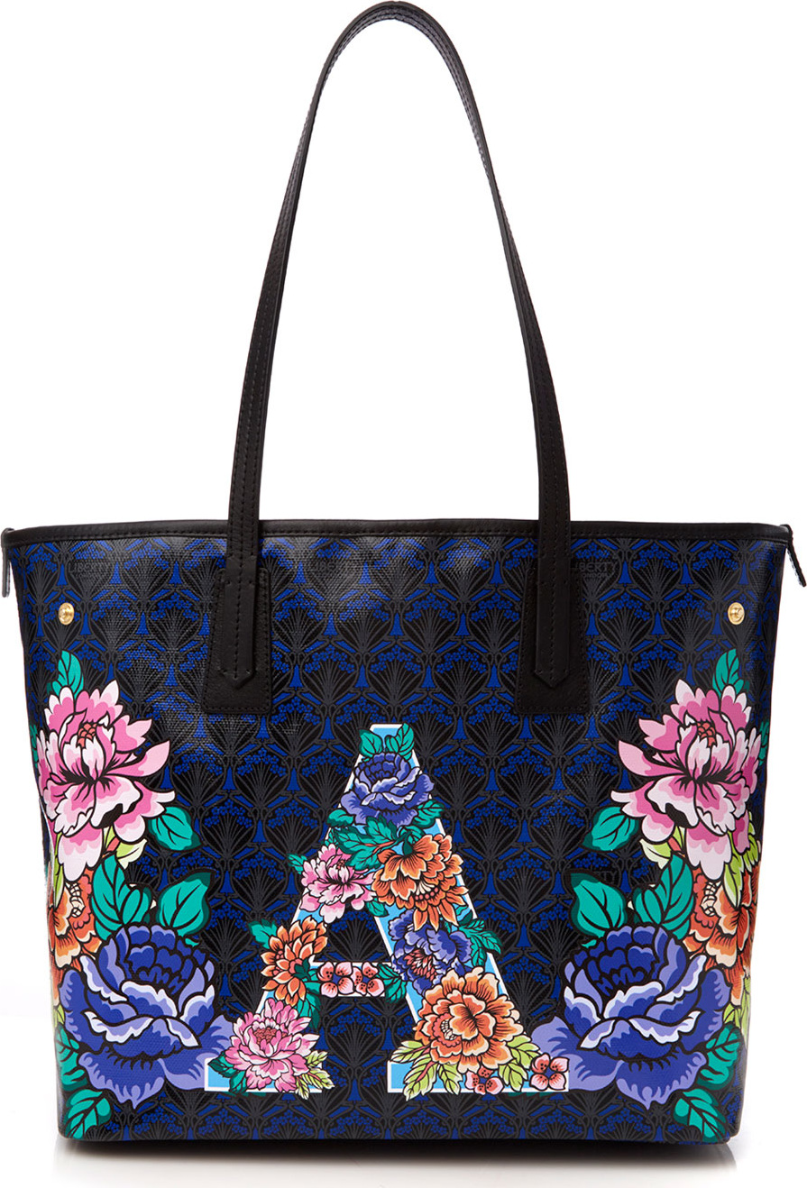Liberty London Alphabet Iphis-Print Tote Bag