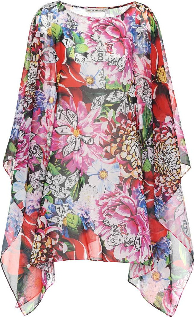 Mary Katrantzou Floral-printed kaftan